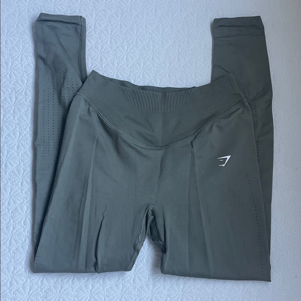 Olive green Gymshark Leggings